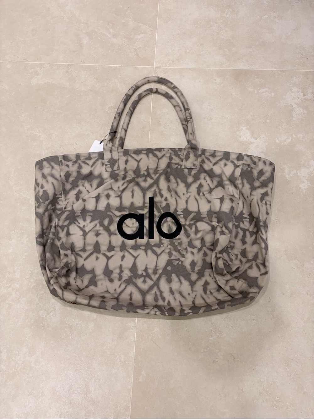 NWT ALO Tie Dye Canvas Tote Bag 01